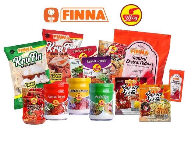 Product Finna Chili Souce, Uleg, Krufin, Rawit Tabur